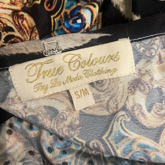 True Colours by La Moda Animal Print Halter Dress S/M - Picture 5 of 5